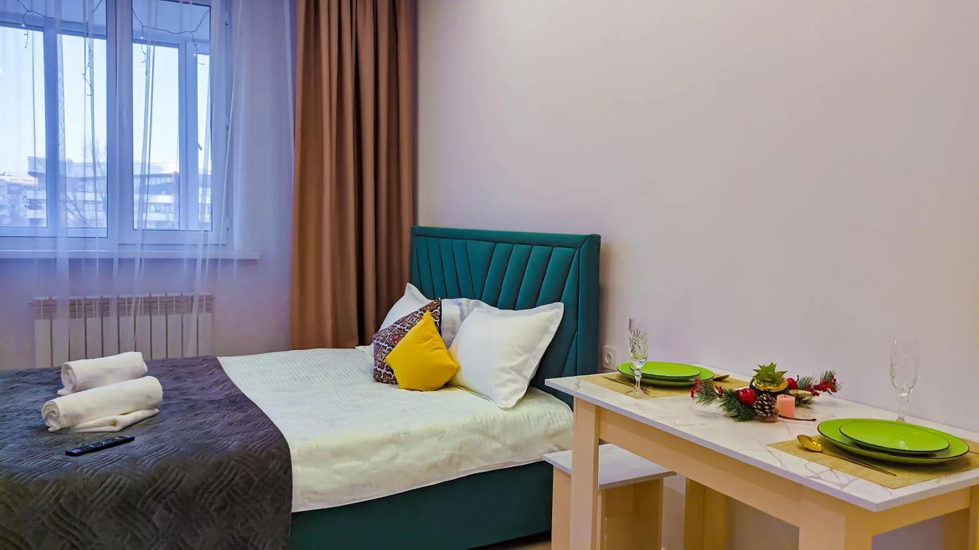 Идеально Уютная Студия В Сердце Бостандыка Apartment Almaty 0*,